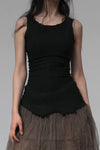 MARC LE BIHAN (stretch short vest) 26901 black